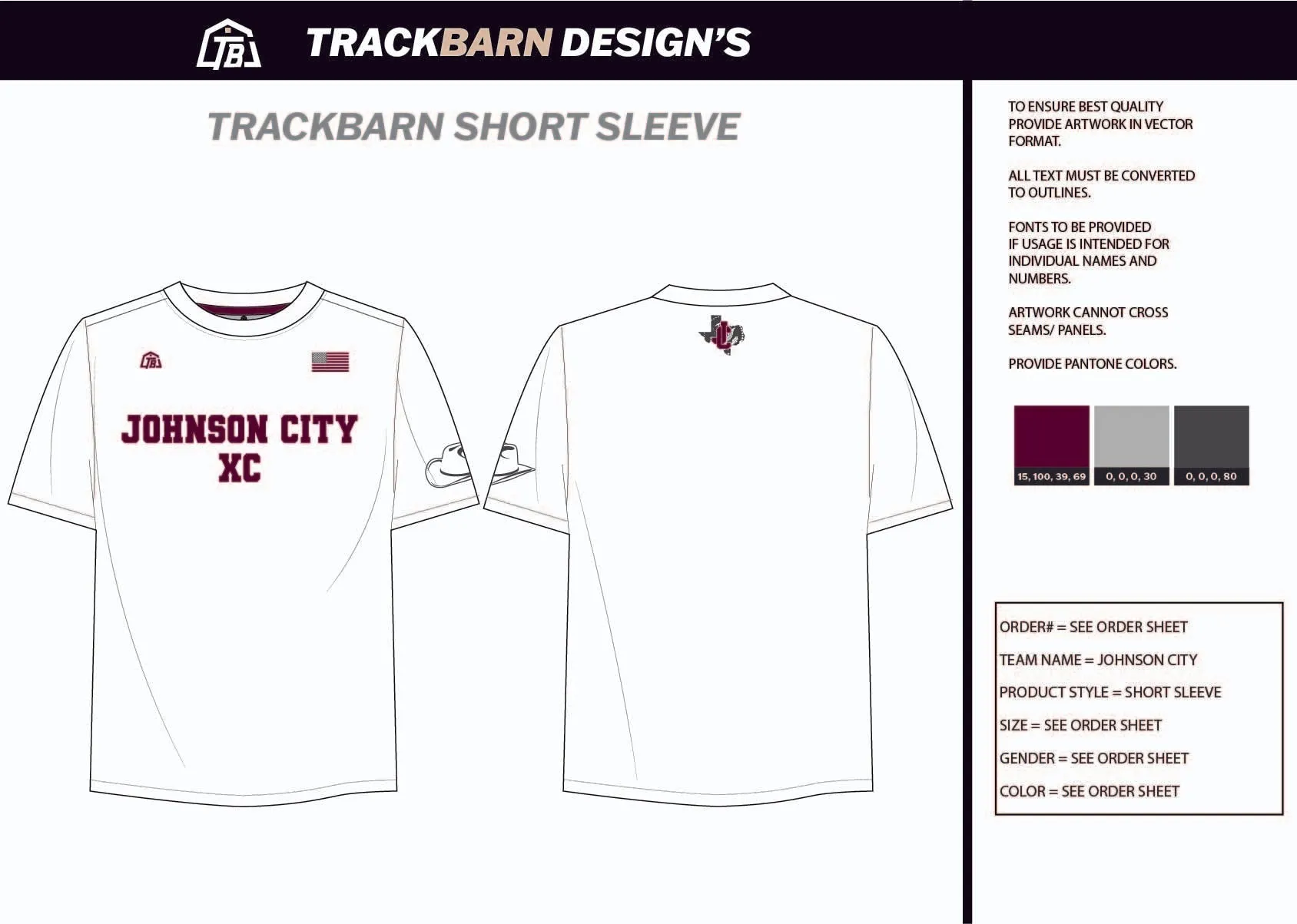 Johnson-City-XC Youth Tech Tee