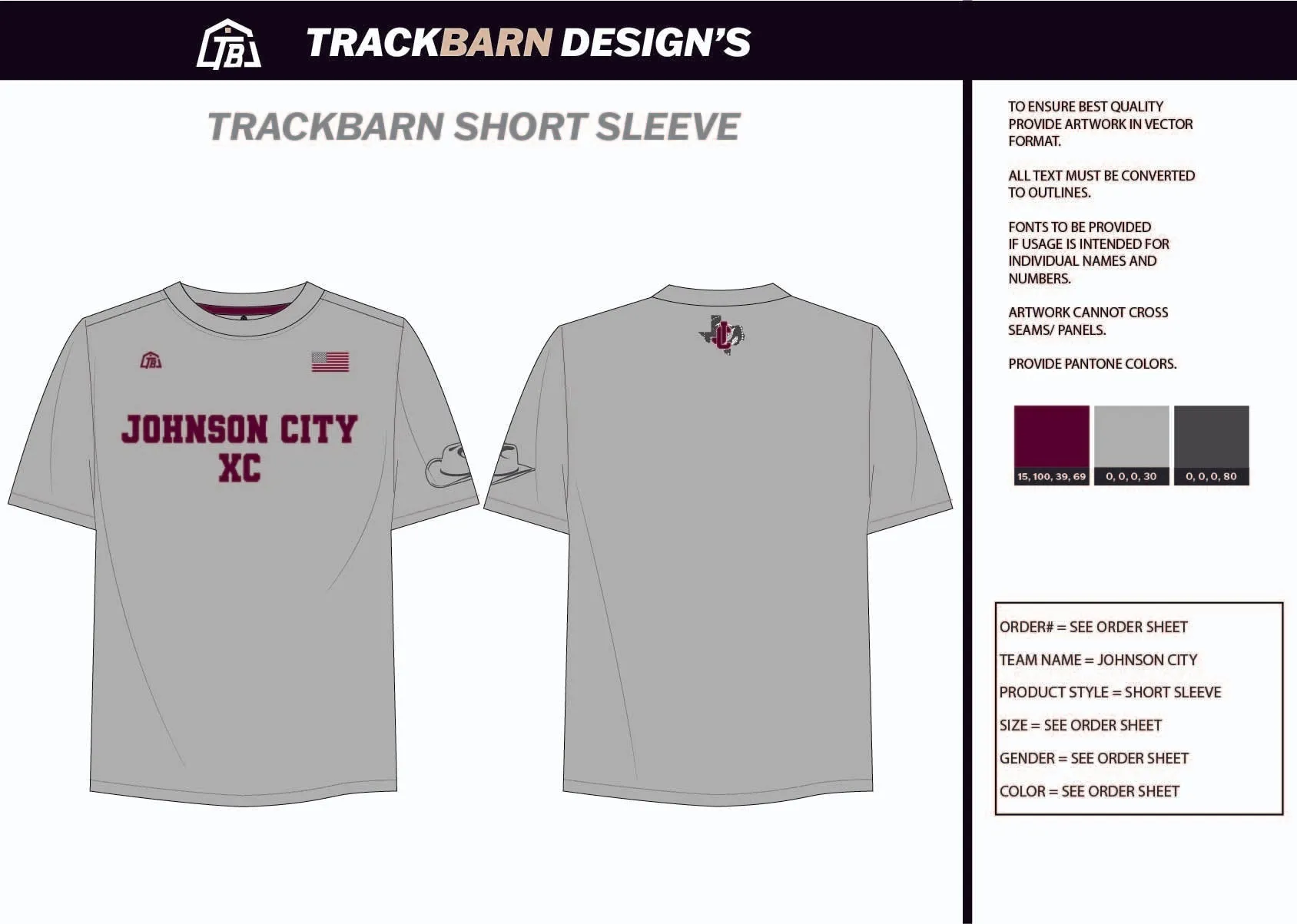 Johnson-City-XC Youth Tech Tee