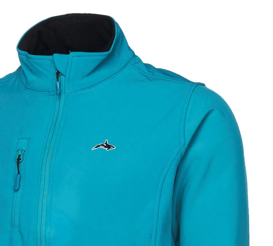 Killer Whale Softshell Fleece Jacket Mens Windproof Golf