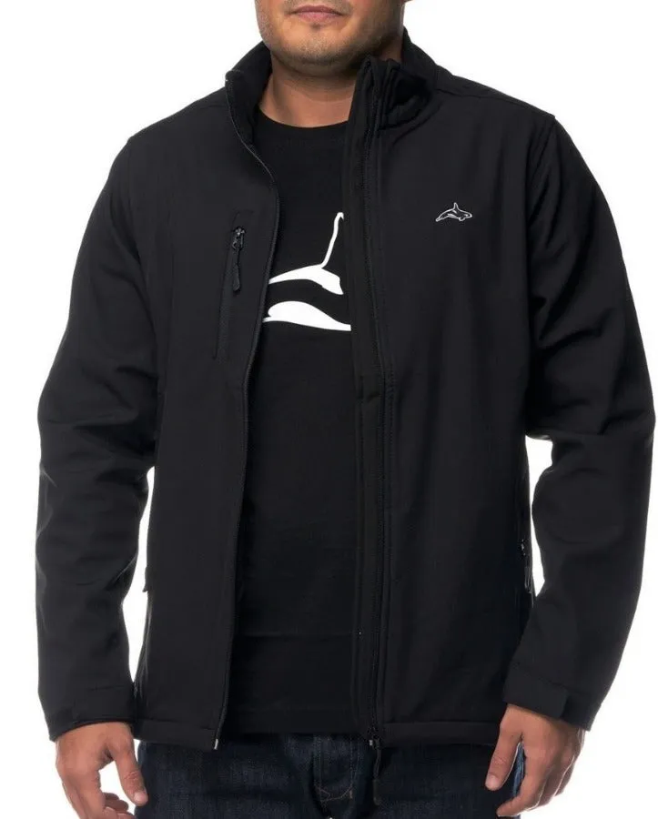 Killer Whale Softshell Fleece Jacket Mens Windproof Golf