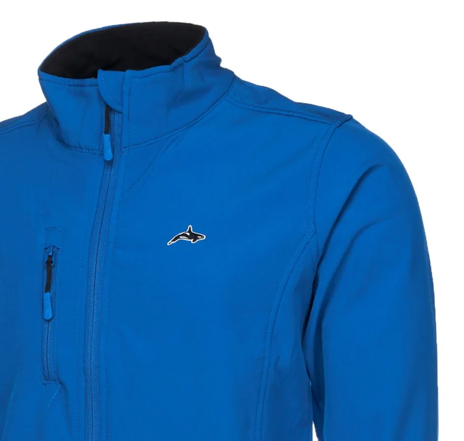 Killer Whale Softshell Fleece Jacket Mens Windproof Golf