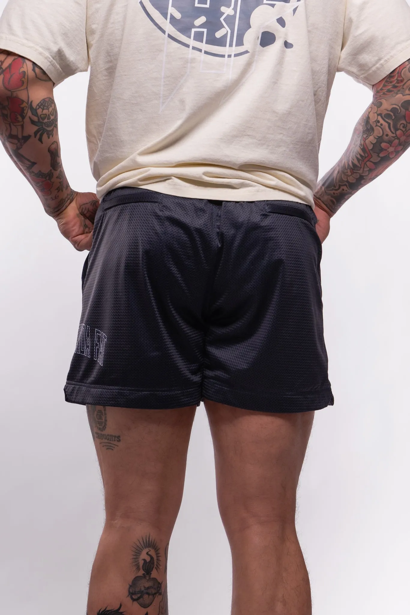 Kinda Fit Kinda Fat Celsius Signature 5.5" Mesh Shorts (Obsidian Navy)