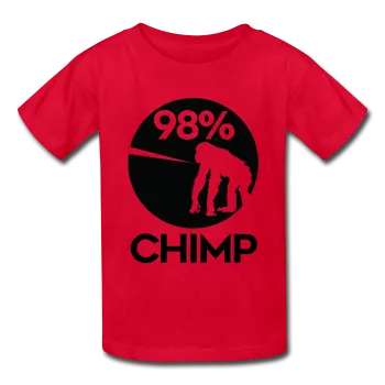 "98% Chimp" (black) - Kids' T-Shirt