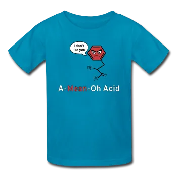 "A-Mean-Oh-Acid" - Kids T-Shirt