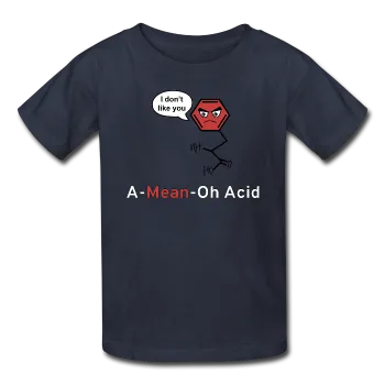 "A-Mean-Oh-Acid" - Kids T-Shirt