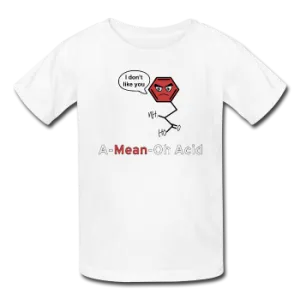 "A-Mean-Oh-Acid" - Kids T-Shirt