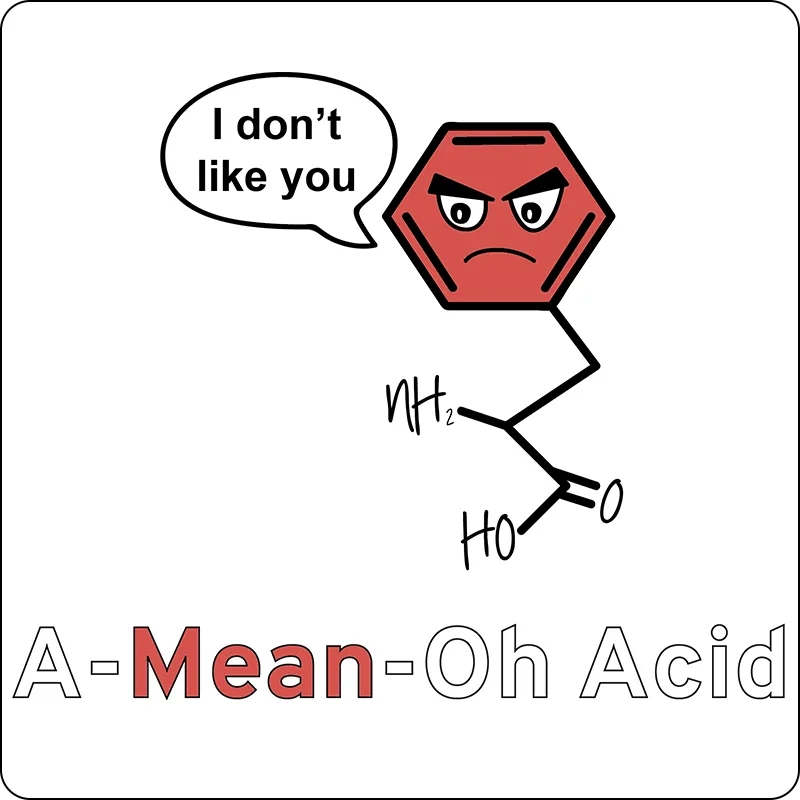 "A-Mean-Oh-Acid" - Kids T-Shirt