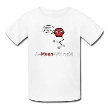 "A-Mean-Oh-Acid" - Kids T-Shirt