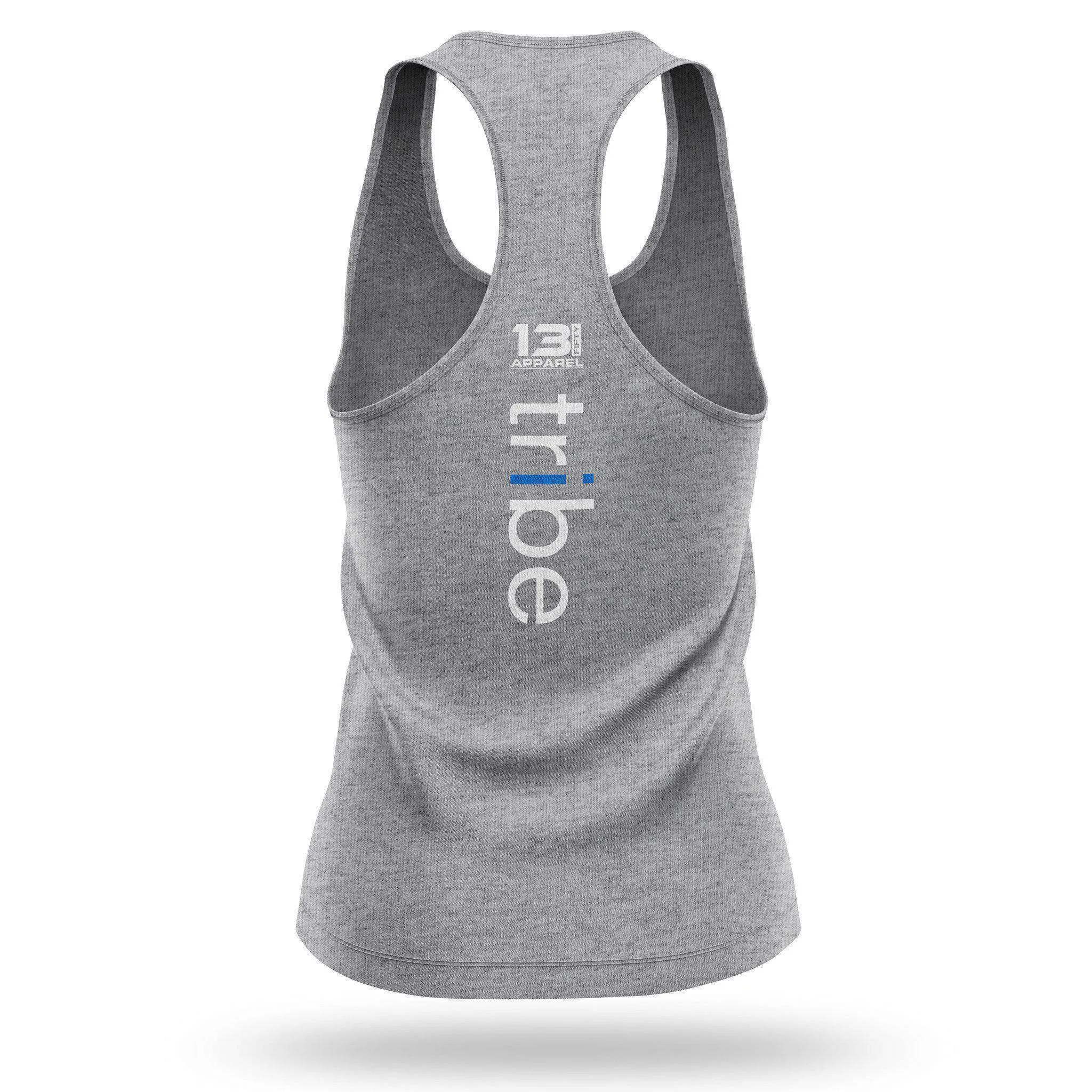 [TRIBE] Women's Racerback Tank [GRY/WHT]