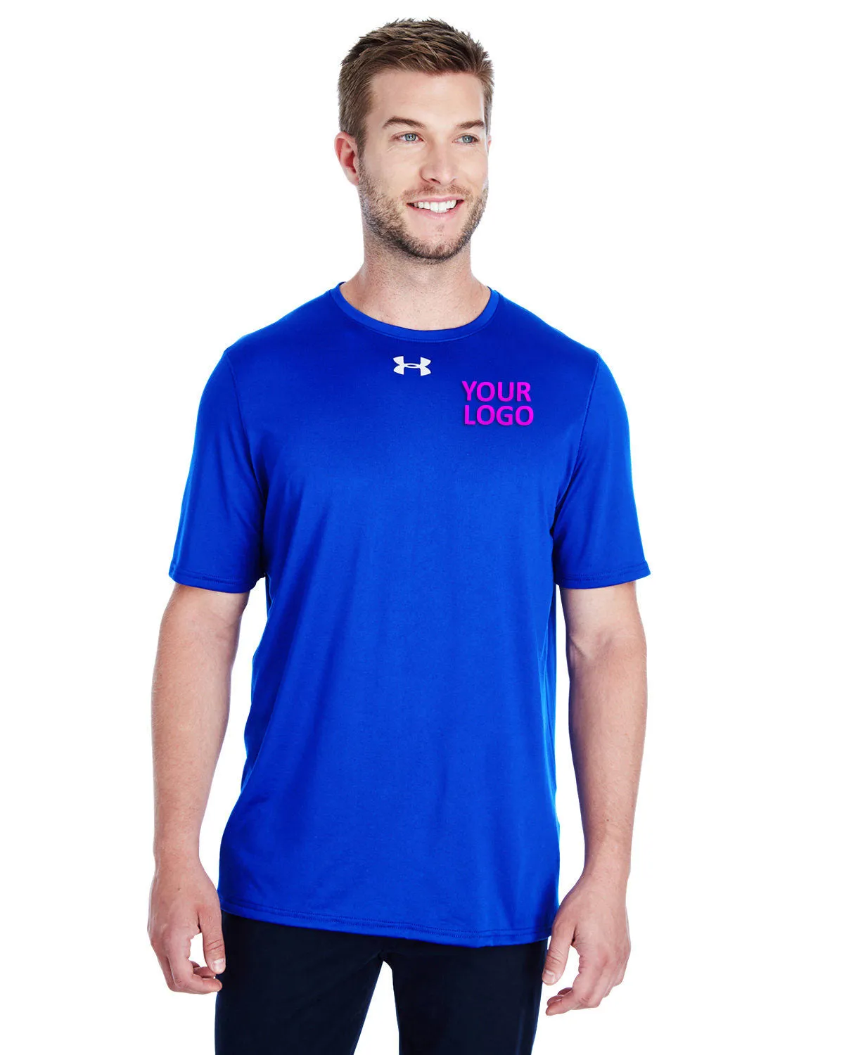 Under Armour Locker Customized T-Shirts, Royal