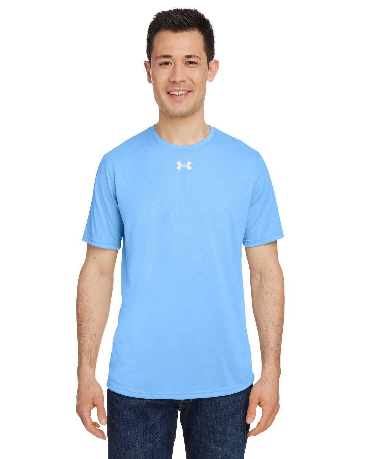 Under Armour Men's Tech Customized T-Shirts, Carol Blue