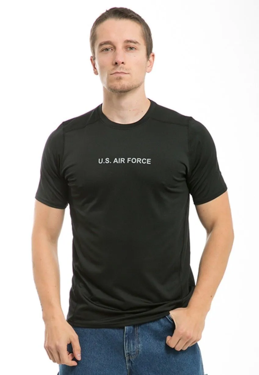 US Military Army Air Force Navy Training Workout Muscle Anti-Microbial T-Shirts