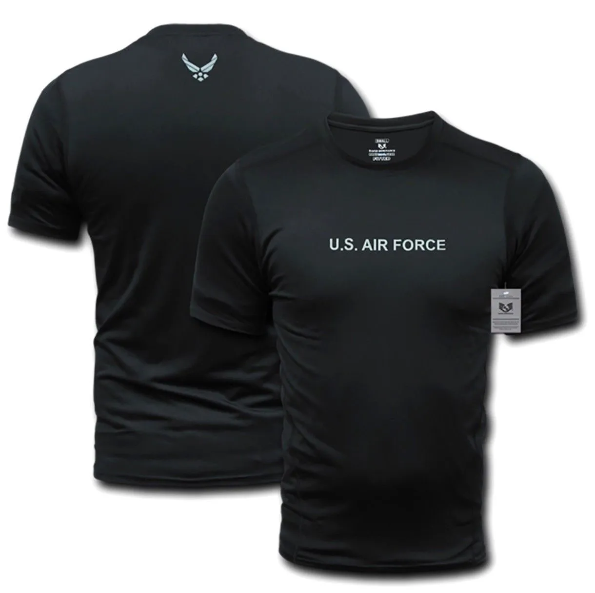 US Military Army Air Force Navy Training Workout Muscle Anti-Microbial T-Shirts