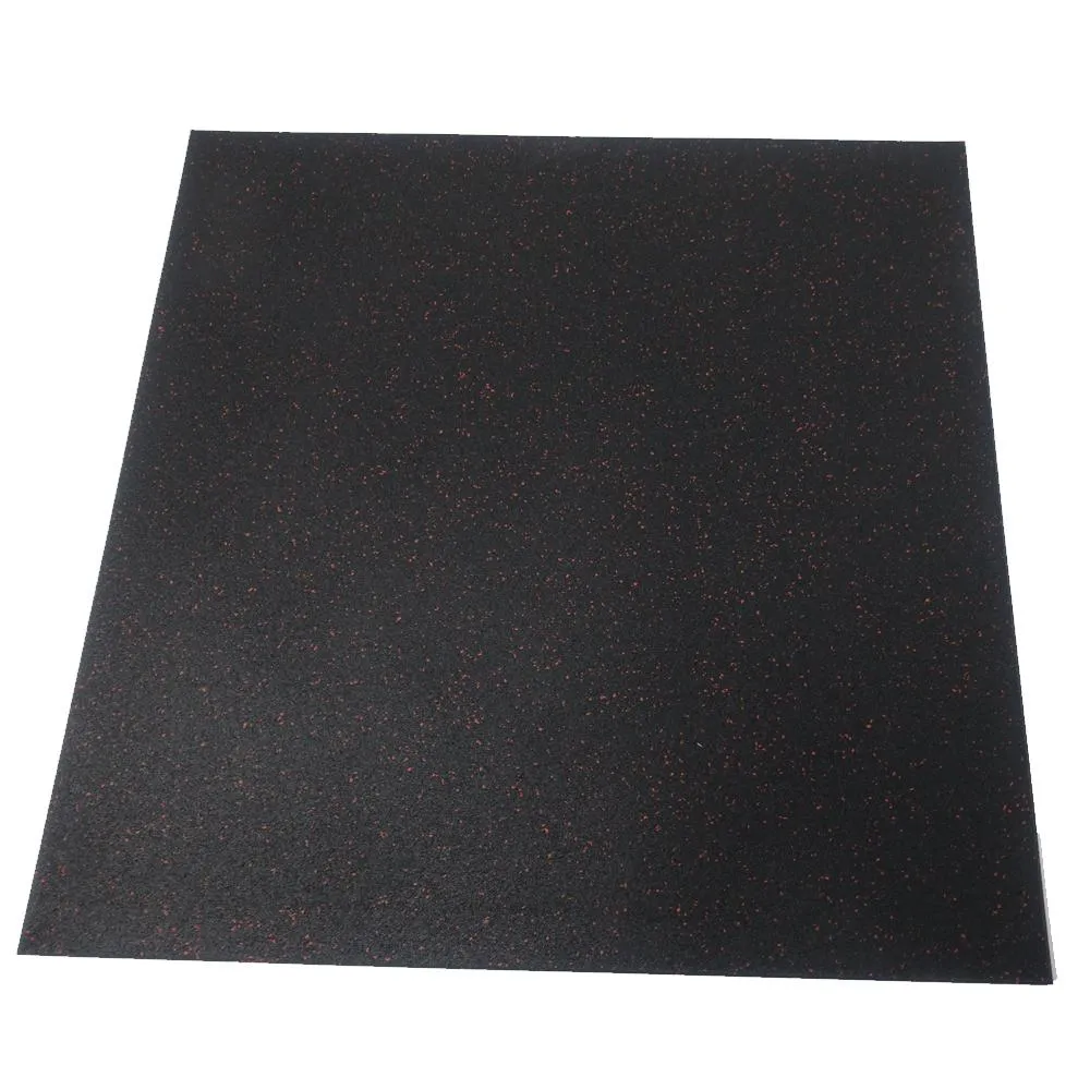 VersaFit Flooring Commercial Rubber Flooring Tile - Red Fleck