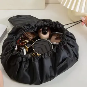 Versatile Drawstring Makeup Organizer Your Compact Travel Essential