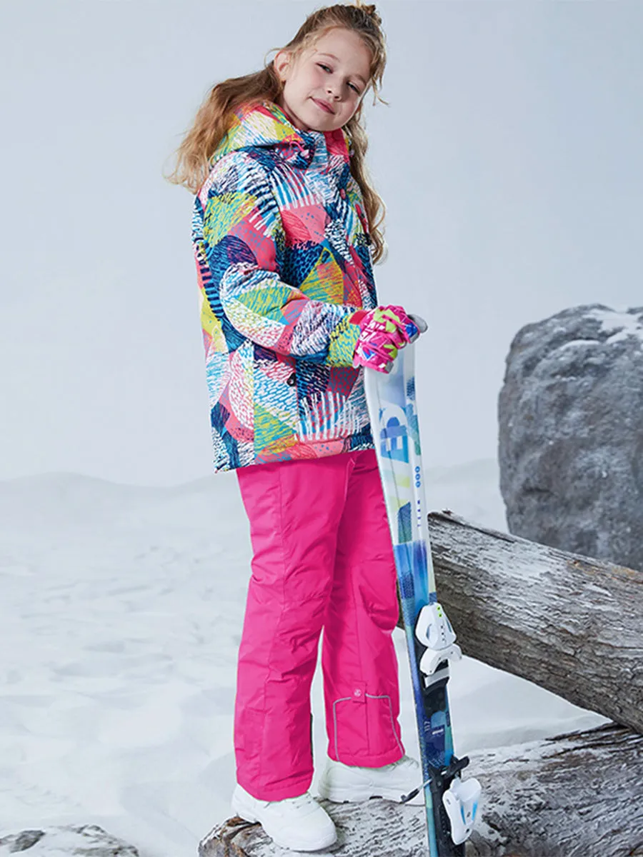 Yeefine Girls Windproof Waterproof Snowboard Ski Jacket (US 4-US 16)