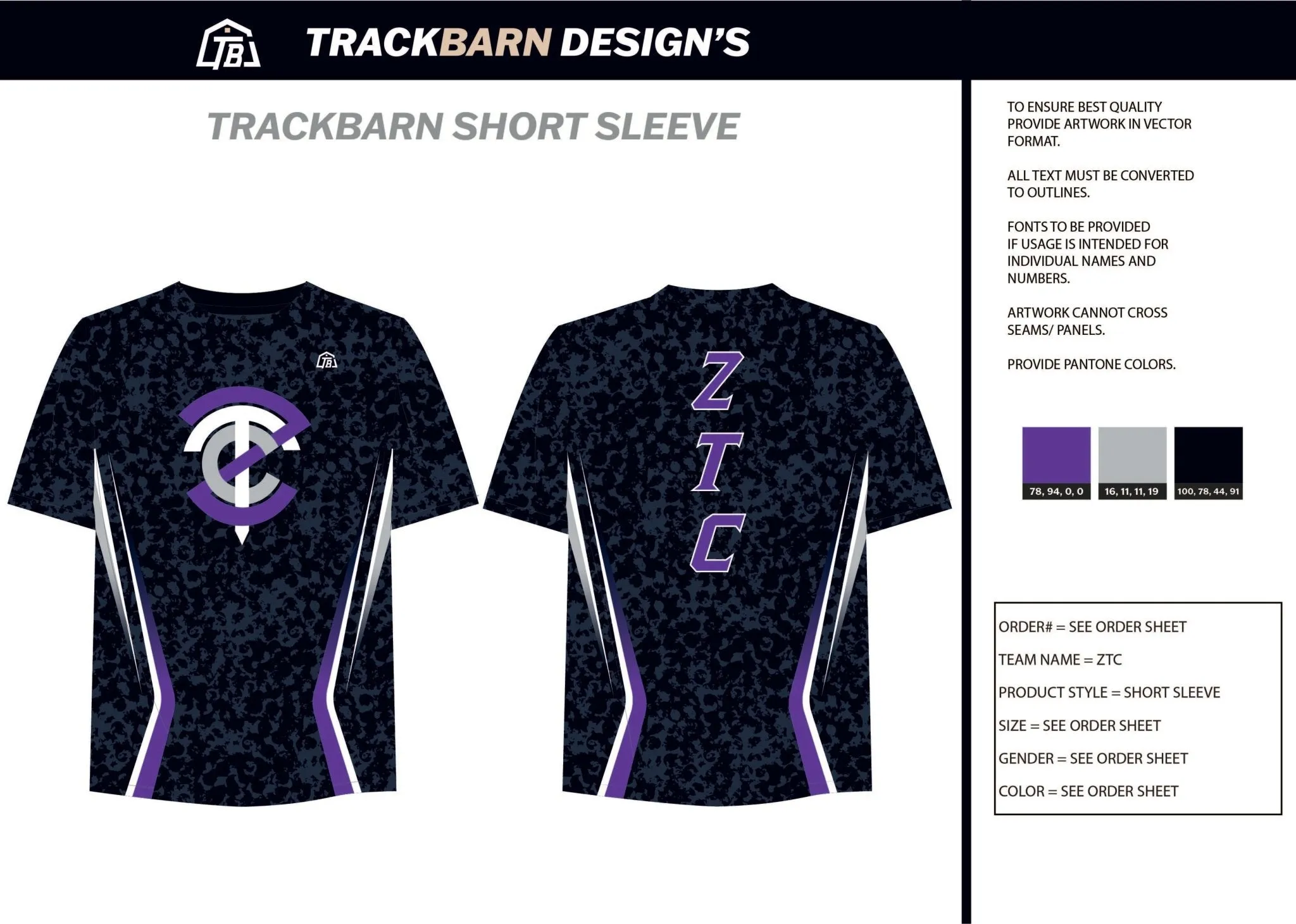 Zellner-Track-Club Youth Tech Tee